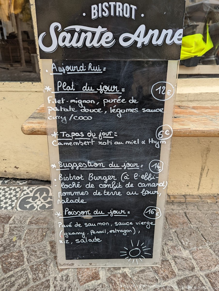 Menu Bistrot Sainte Anne-7
